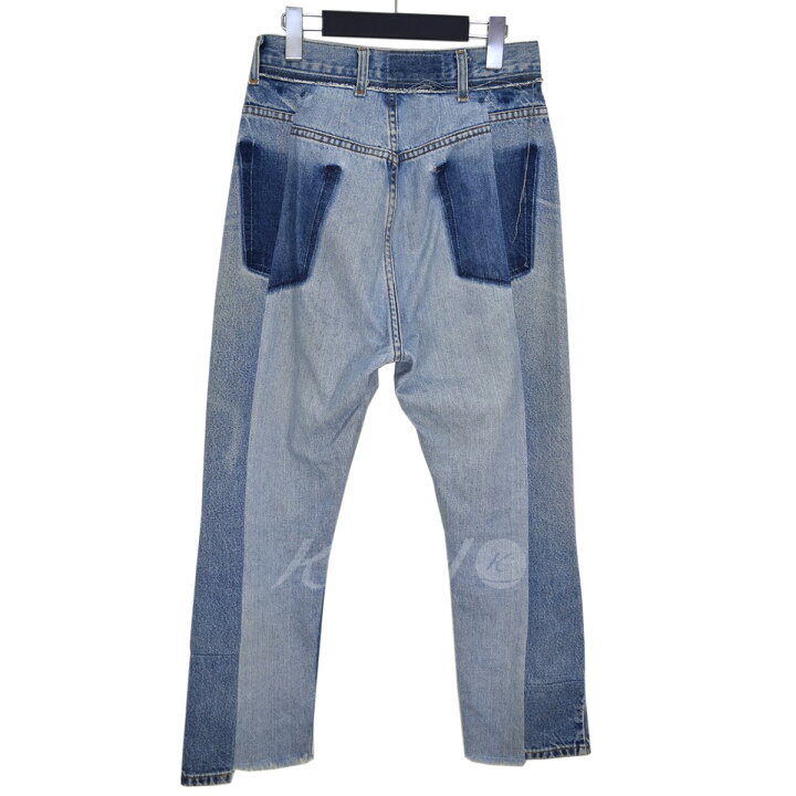 楽天市場】【中古】Dessin de mode リメイクデニムパンツ インディゴ