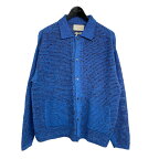 【中古】YOKE　2024SS 「MESH KNITTED BUTTONED CARDIGAN」 カーディガン ブルー サイズ：2 【120324】（ヨーク）