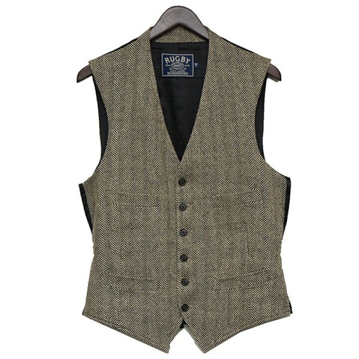 楽天市場】【中古】RUGBY RALPH LAUREN ツイードベスト ベージュ 