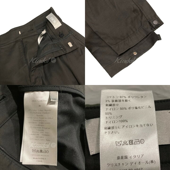 楽天市場】【中古】Christian Dior カーゴパンツ ブラック サイズ：46 