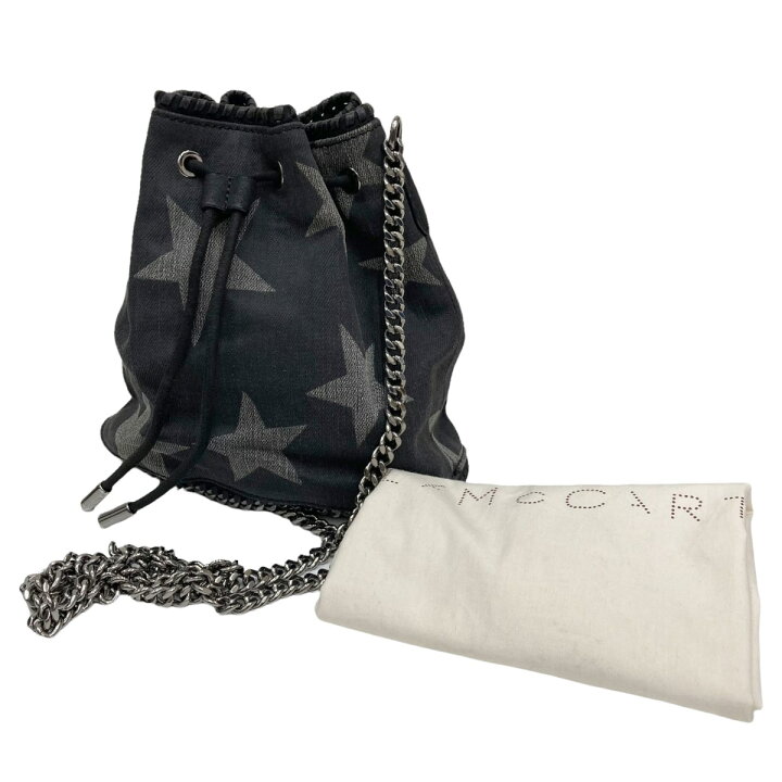 楽天市場】【中古】STELLA McCARTNEY 星柄 巾着ショルダーバッグ 