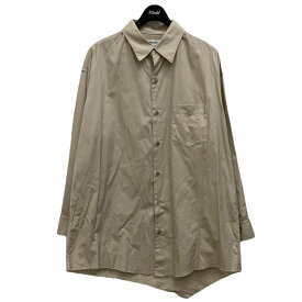 【中古】sulvam　DOUBLE OPEN SHIRT　オーバーシャツ　SK-B03-001 ベージュ サイズ：S 【130324】（サルバム）