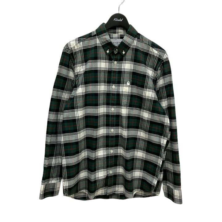 楽天市場】【中古】Carhartt チェックシャツ 566020P001423 グリーン 