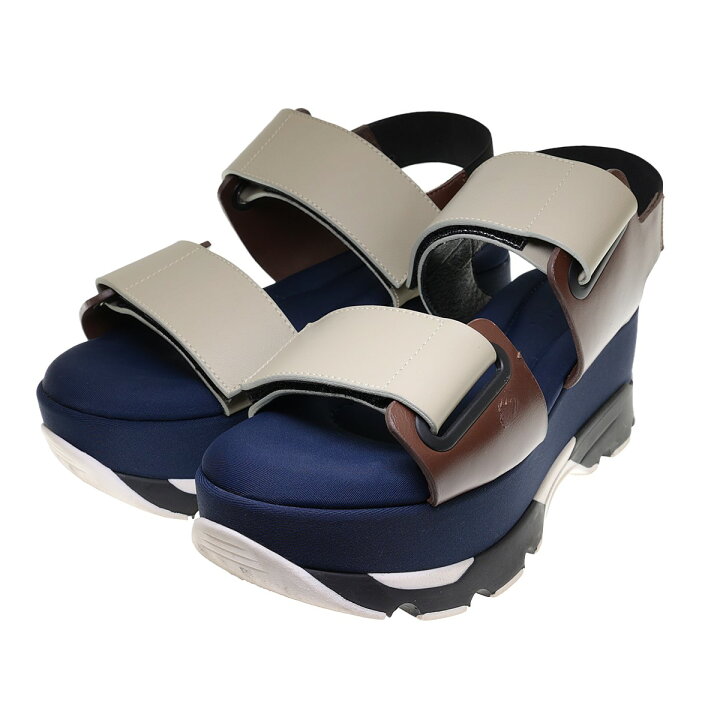 楽天市場】【中古】MARNIレザーストラップサンダル SAMSZ14G08  