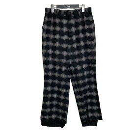 【中古】DISCOVERED　2022AW 「CHECK SLACKS」 チェックスラックス ブラック サイズ：- 【130324】（ディスカバード）