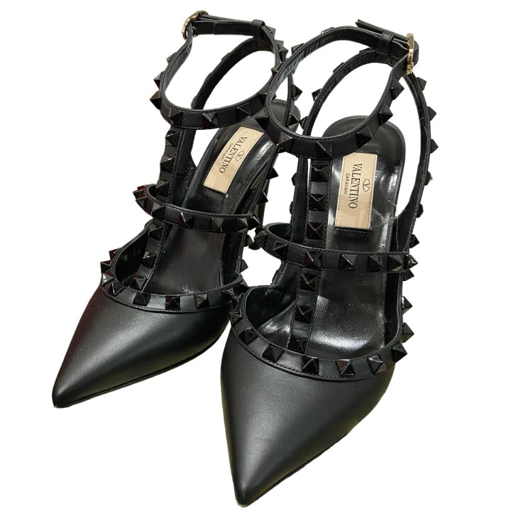 楽天市場】【中古】VALENTINO GARAVANI ロックスタッズパンプス  