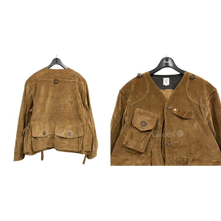 楽天市場】【中古】south2 west8 ノーカラーコーデュロイジャケット 