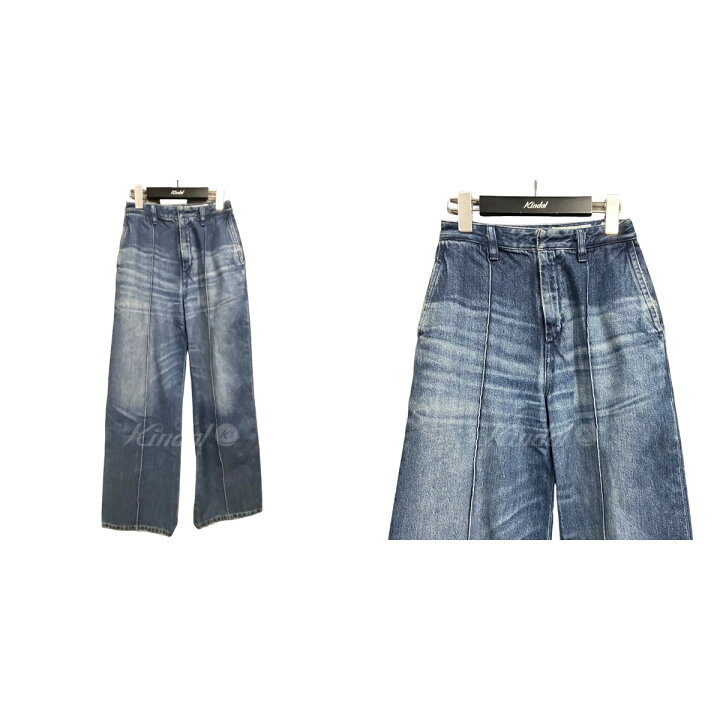 楽天市場】【中古】AKIRA NAKAワイドデニムパンツ インディゴ サイズ 