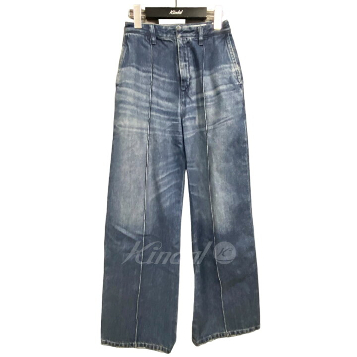 楽天市場】【中古】AKIRA NAKAワイドデニムパンツ インディゴ サイズ 