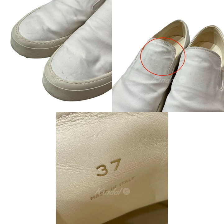 楽天市場】【中古】The Rowmarie H スリッポン ホワイト サイズ：37  