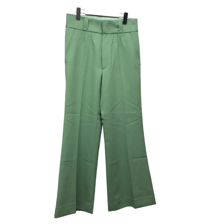 楽天市場】【中古】SHIKITARIフレアスラックス グリーン サイズ：M 