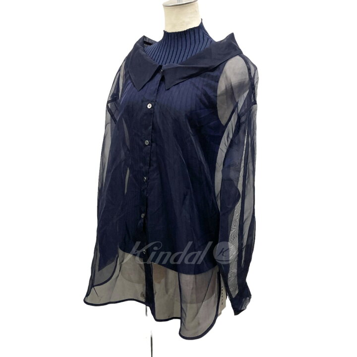 楽天市場】【中古】FRAY IDシャツレイヤードリブニット FWNT231106 