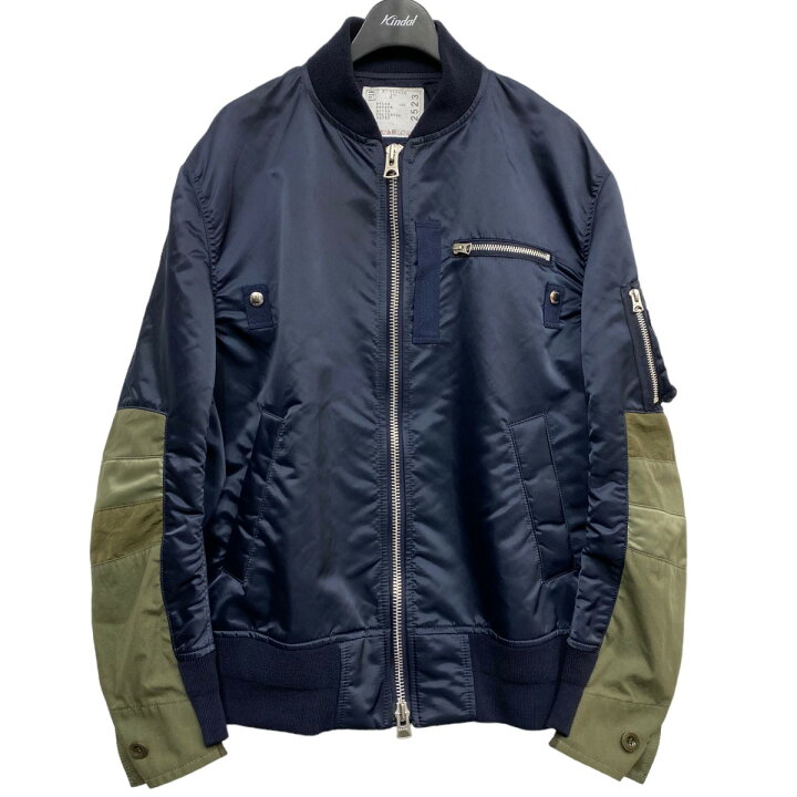 楽天市場】【中古】sacai 21SS Nylon Twill MA-1 Blousonナイロン  