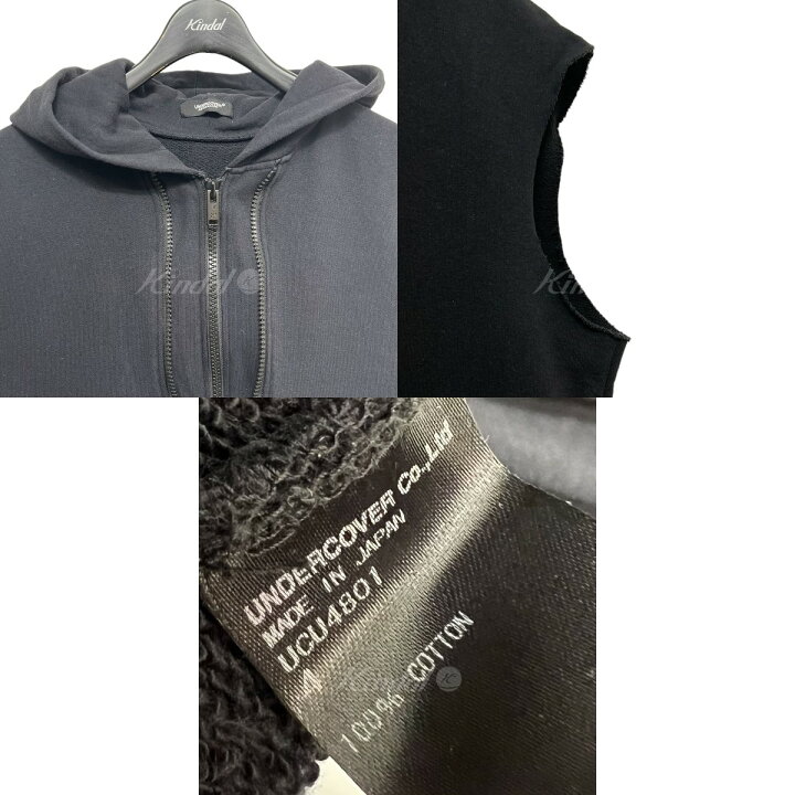 楽天市場】【中古】UNDERCOVER カットオフダブルZIPベストパーカー 