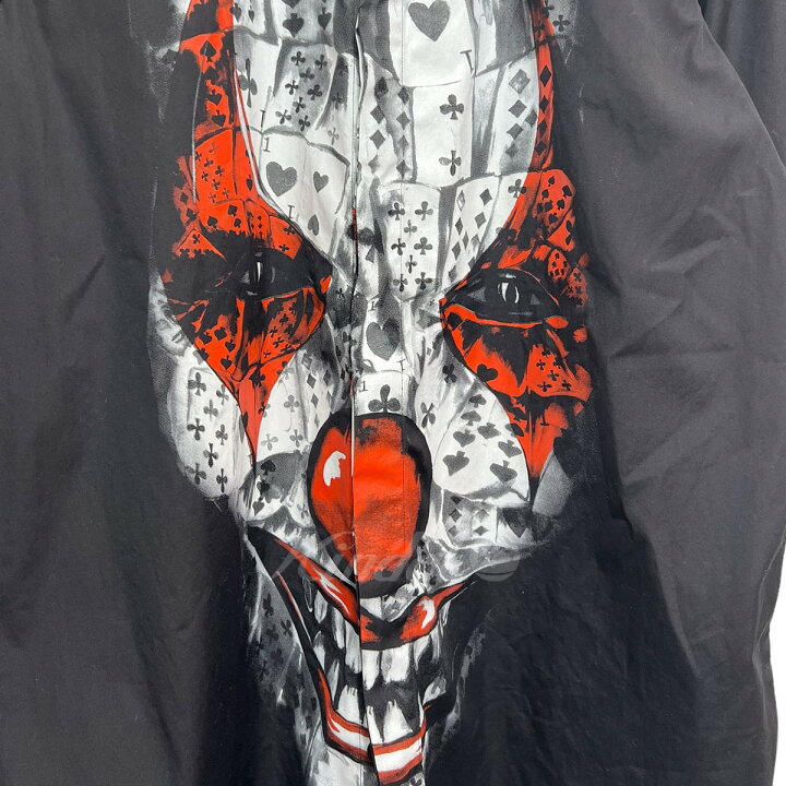 楽天市場】【中古】GIVENCHY ピエロトランプ半袖シャツ ブラック  