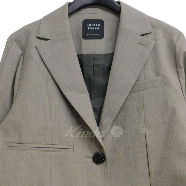 楽天市場】【中古】UNITED TOKYO ドラーショートジャケット グレー 