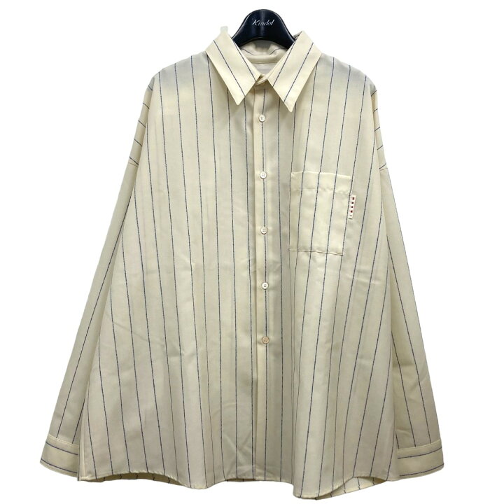 楽天市場】【中古】MARNI 2022SS トロピカルウールシャツ オフホワイト 