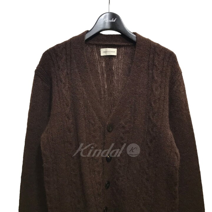 楽天市場】【中古】ERNEST W．BAKER ニットカーディガン ブラウン 