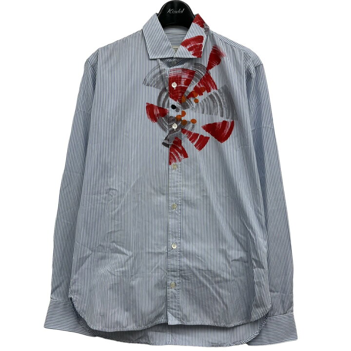 楽天市場】【中古】DRIES VAN NOTEN ストライプシャツ ブルー サイズ  