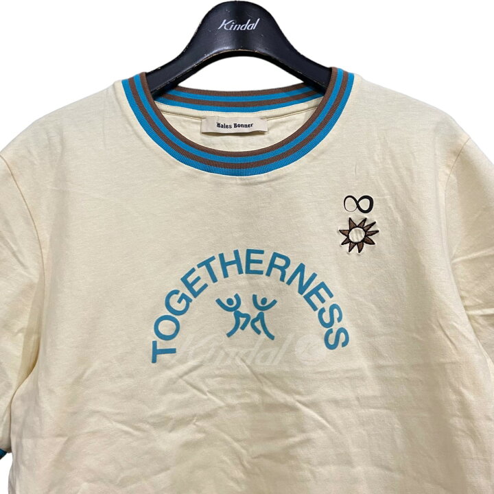楽天市場】【中古】WALES BONNER プリントリンガーTシャツ イエロー 