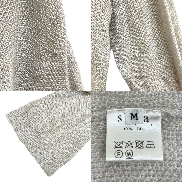 楽天市場】【中古】seya．×Komorebi Sweater リネンニット グレー 