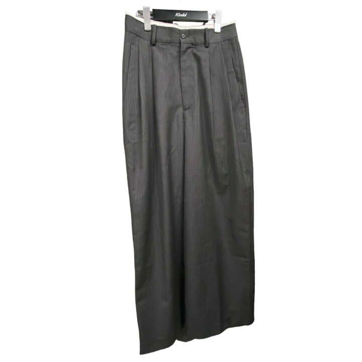 楽天市場】【中古】Hed Mayner 23SS ストライプパンツ グレー サイズ 
