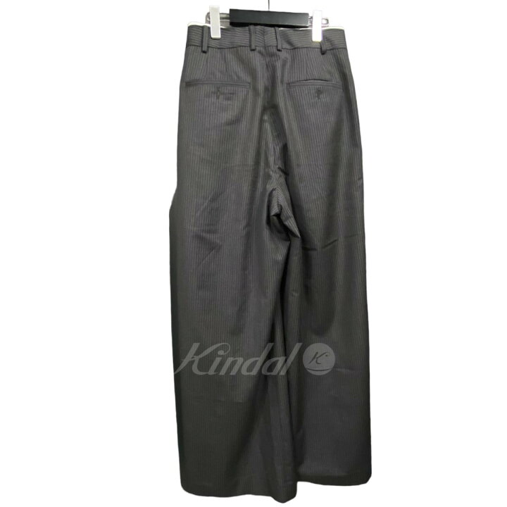 楽天市場】【中古】Hed Mayner 23SS ストライプパンツ グレー サイズ 
