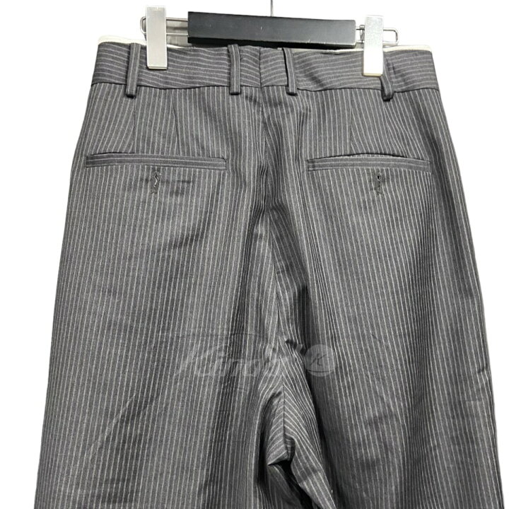 楽天市場】【中古】Hed Mayner 23SS ストライプパンツ グレー サイズ 