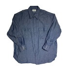 【中古】Marvine Pontiak shirt makers　長袖シャツ ブルー サイズ：Free 【160324】（マービンポンティアックシャツメイカーズ）