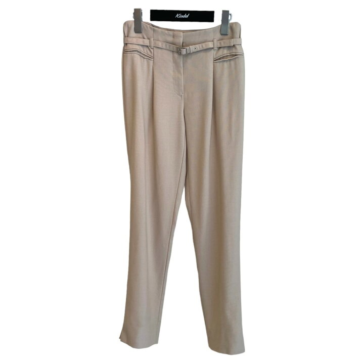 楽天市場】【中古】JIL SANDER裾スリットタックパンツ ベージュ サイズ  