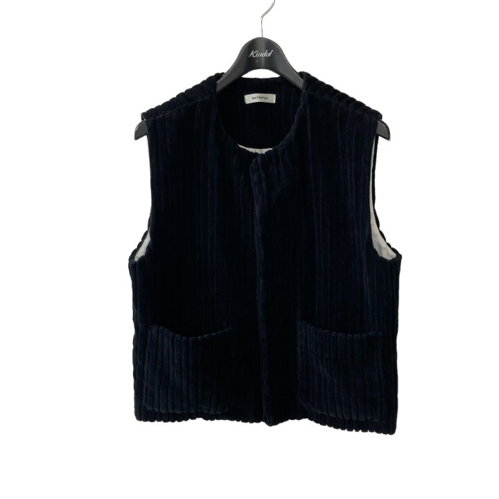 楽天市場】【中古】MATSUFUJI Wide Corduroy Vest ブラック サイズ：2  