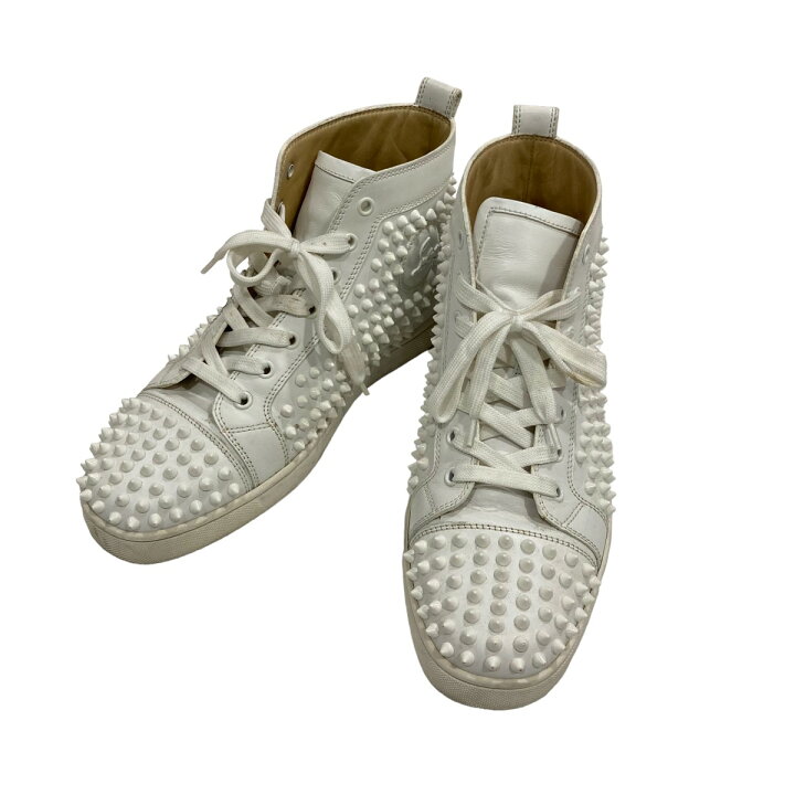 楽天市場】【中古】CHRISTIAN LOUBOUTIN LOUIS FLAT CALF SPIKES 