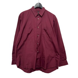 【中古】COMME des GARCONS HOMME PLUS　コットンシャツ ボルドー サイズ：F 【170324】（コムデギャルソンオムプリュス）