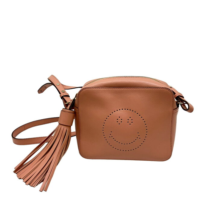 楽天市場】【中古】ANYA HINDMARCH スマイリーショルダーバッグ ピンク