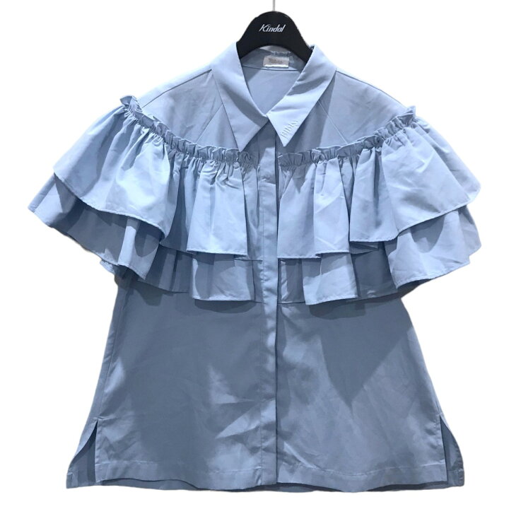 楽天市場】【中古】Bibiy．襟ロゴ刺繍フリルシャツ LYON FRILL 