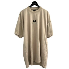 【中古】BALENCIAGA　2023SS 「UNITY SPORTS ICON STRETCHED-OUT」Tシャツ ライトベージュ サイズ：1 【170324】（バレンシアガ）