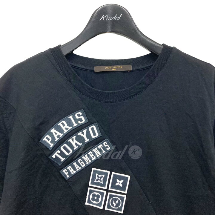 楽天市場】【中古】LOUIS VUITTON×FRAGMENT DESIGN ロゴパッチTシャツ  