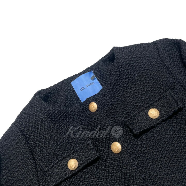楽天市場】【中古】ok．soon Tweed Jacket ツイードジャケット 