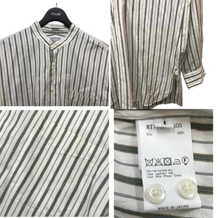 楽天市場】【中古】MAATEE＆SONS「SILK PULLOVER SHIRTS」シルクプル 