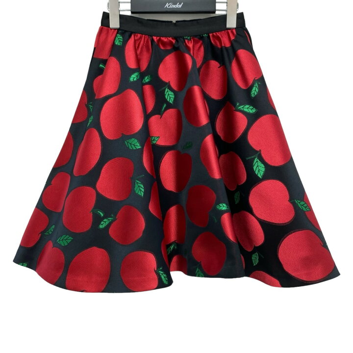 楽天市場】【中古】Alice+Olivia スカート アップル ブラック×レッド 