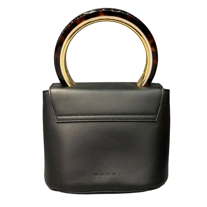 楽天市場】【中古】MARNI 2WAYレザーショルダーバッグ ブラック 