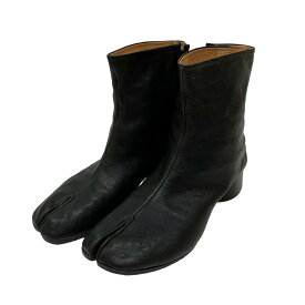 【中古】Maison Margiela　Vintage Leather Tabi Boots S58WU0273 ブラック サイズ：39 【180324】（メゾン マルジェラ）