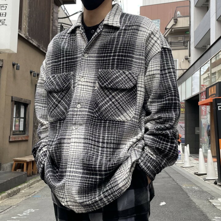 楽天市場】【中古】COOTIE PRODUCTIONS 22AW Ombre Check Work L／S 