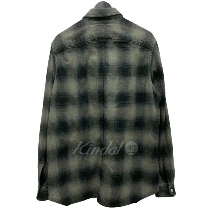 楽天市場】【中古】DRKSHDW 23AW｢OUTERSHIRT｣ オンブレチェックシャツ  