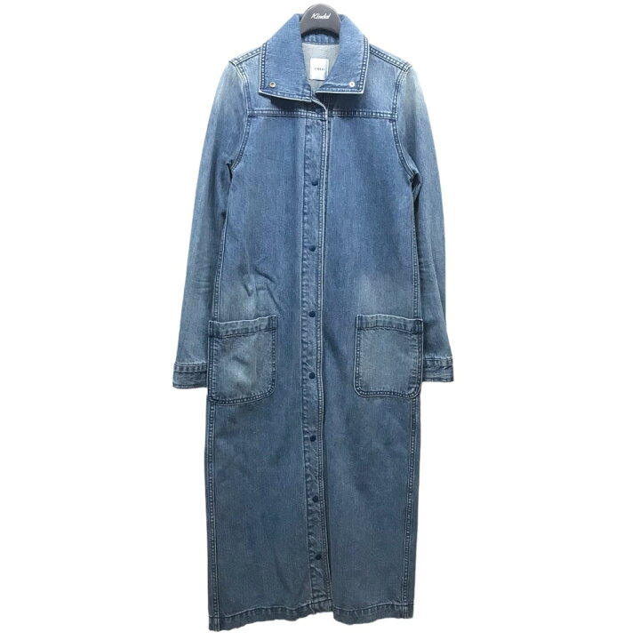 楽天市場】【中古】AMERIデニムロングコート インディゴ サイズ：記載  