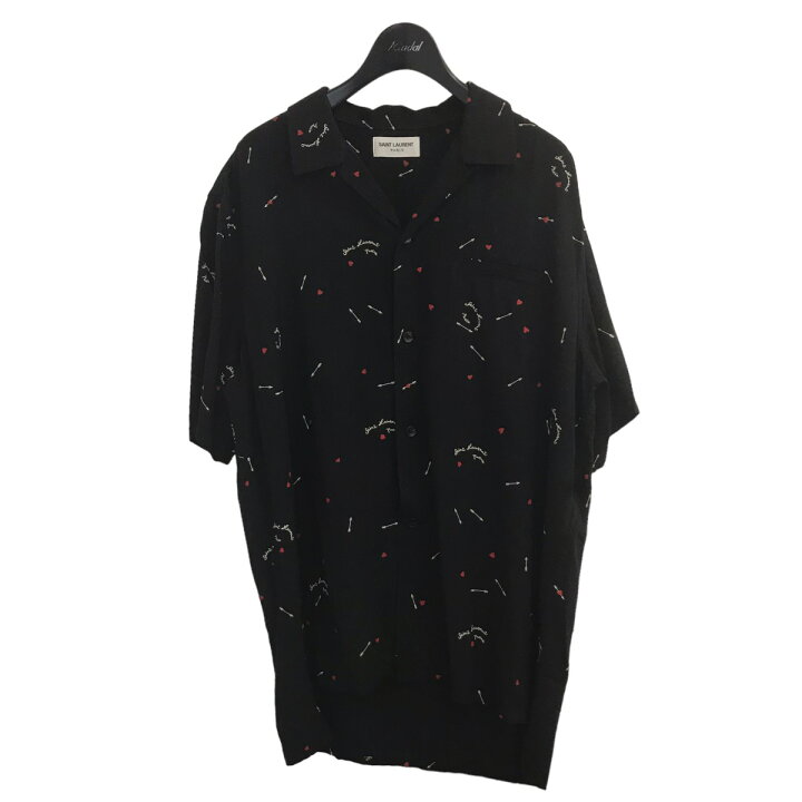 楽天市場】【中古】SAINT LAURENT PARIS 総柄半袖シャツ 531956 