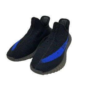 【中古】adidas　YEEZY BOOST 350 V2 DAZZLING BLUE スニーカー GY7164 ブラック×ブルー サイズ：27．5 【190324】（アディダス）