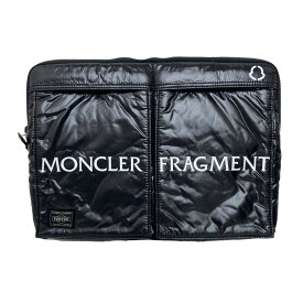 【中古】MONCLER×FRAGMENT×PORTER　PC CASE ブラック 【190324】（モンクレール×フラグメント×ポーター）