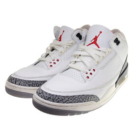 【中古】NIKE　エアジョーダン3　スニーカー　Air Jordan 3 Retro DN3707-100 ホワイト サイズ：27．5cm 【190324】（ナイキ）