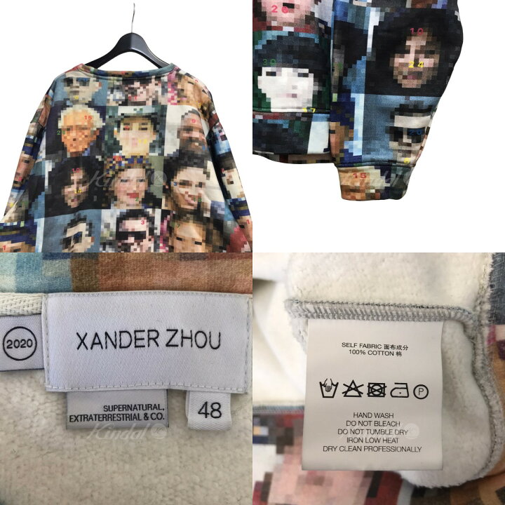 楽天市場】【中古】XANDER ZHOU 20AW モザイク総柄スウェット マルチ 